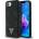 GUESS Grained Hot Stamp Peony Triangle Logo MagSafe Case за iPhone 16e - черен (3666339453312)