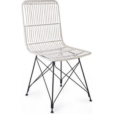 Bizzotto ЛУСИЛА БЯЛ СТОЛ ОТ КУБУ РАТАН (0671476)