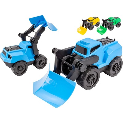 Mikro trading Traktor s pluhem 28 cm volný chod