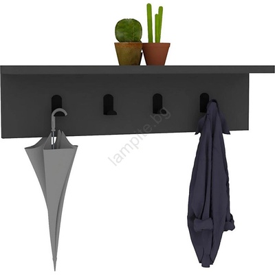 Asir Закачалка AYLA 14x60 cм антрацит (AS1044)