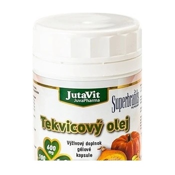 JutaVit Tekvicový olej v gélových kapsuliach 600 mg 100 kapsúl