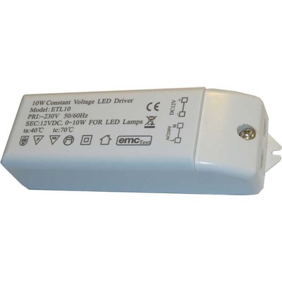 Zdroj - LED driver 12V DC/10W ETL10