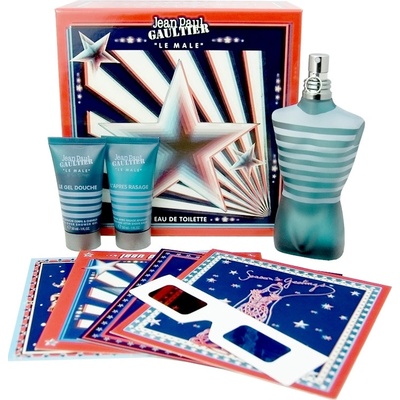 J.P. Gaultier Le Male EDT 125 ml + sprchový gel 30 ml + balzám po holení 30 ml dárková sada