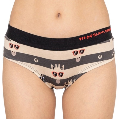 69SLAM kalhotky boxer bamboo giraffe stripes – Zboží Mobilmania