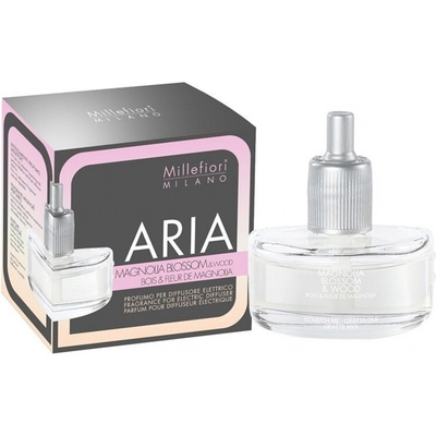 Millefiori Milano Aria Magnolia Blossom & Wood Magnolia Blossom & Wood elektrická náplň do difuzéra s vôňou 6 8 týždňov 20 ml