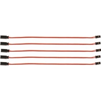 Graupner Prodlužovací kabel JR 0,3qmm silný zlacené kontakty 5 ks PVC 20 cm
