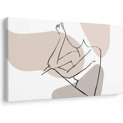 Obraz - Woman body line art N⁰1, jednodielne 150x100 cm
