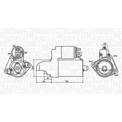 Štartér MAGNETI MARELLI MQS1050