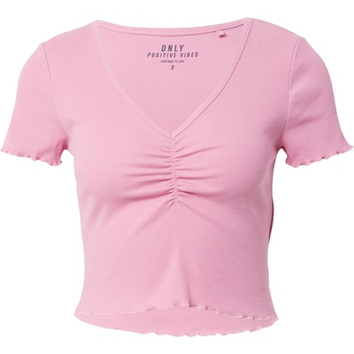 ONLY Тениска 'betty' розово, размер m