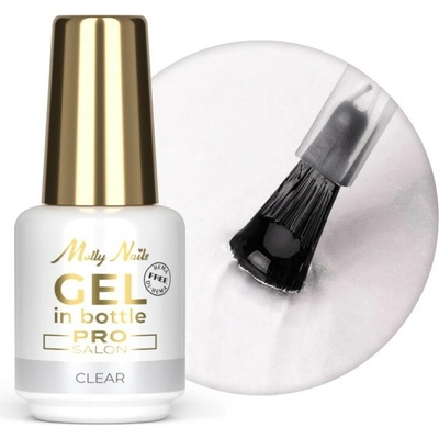 MOLLY Gel in Bottle Molly Nails Pro Salon CLEAR bez HEMA/Di-HEMA 15 g