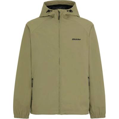 Dickies Men's Ronan Water Resistant Hooded Long Sleeve Rain Anorak - Imprl Green