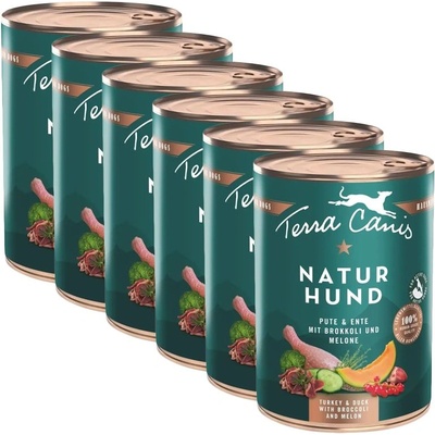 Terra Canis Naturhund Пуйка и Патешко 6 x 400 г