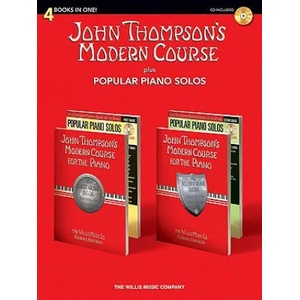 John Thompson's Modern Course Plus Popular Piano Solos: 4 Books in One! (ISBN: 9781423476405)