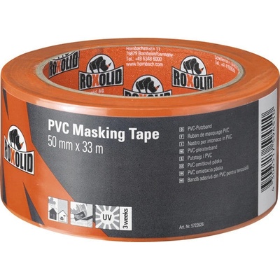 ROXOLID PVC maskovacia páska 50 mm x 33 m oranžová