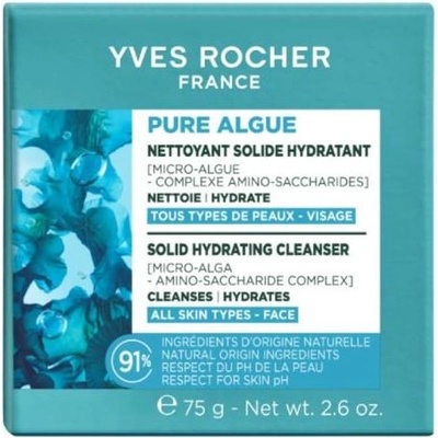 Yves Rocher Pure Algue Твърд продукт за почистване на лице, 75 g
