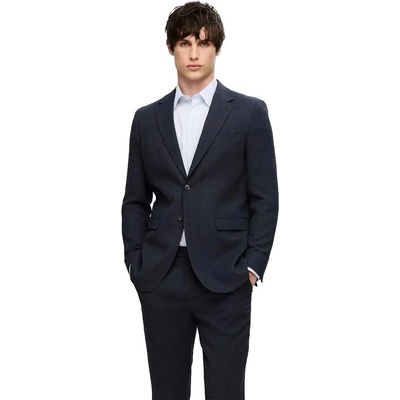 SELECTED Сако Selected Slim-Oasis Winter blazer - Blue (Dark Blue)
