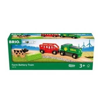 BRIO World Bauernhof-Batterie-Zug