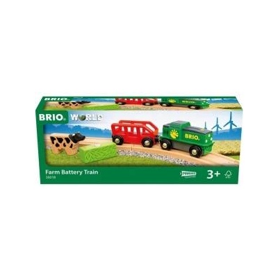 BRIO World Bauernhof-Batterie-Zug