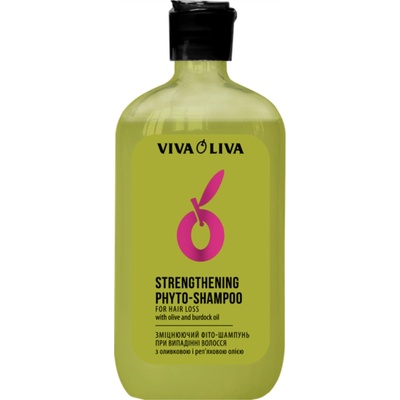 Viva Oliva posilující fytošampon proti vypadávání vlasů s olivovým a lopuchovým olejem 400 ml
