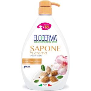  Кремообразен сапун за ръце 1000 мл бадем Eloderma (86543245678)