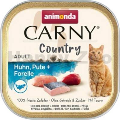 Carny Country Adult kuře krůta a pstruh pro kočky 100 g