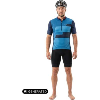 Löffler HR. Bike-Shirt Stratos modrá krátký rukáv pánský