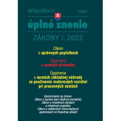 Aktualizácia I/1 / 2002 - daňové a účtovné zákony