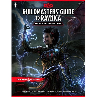 Magic the Gathering Допълнение за ролева игра Dungeons & Dragons: Guildmasters' Guide to Ravnica - Maps & Miscellany (C58590000)