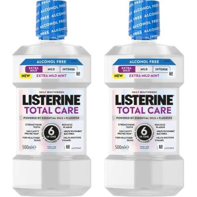 Listerine Total Care Extra Mild Mint 2 x 500 ml