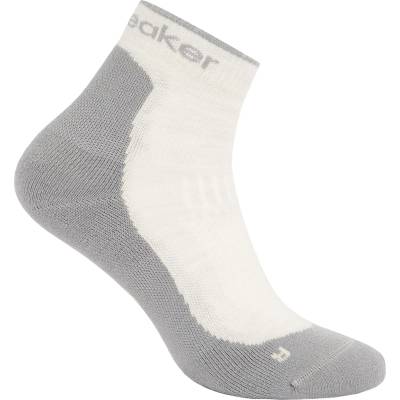 Icebreaker Дамски туристически чорапи Icebreaker Women's Merino Hike+ Light Mini Walking socks - Ecru Heather / Alloy - размер 41-43 (EU) (201-9237-0213)