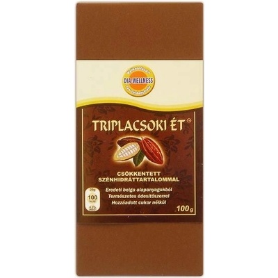 Dia Wellness Triple horká čokoláda 100 g