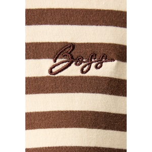 BOSS Orange блуза с дълги ръкави дамска от памук C_Ewa_stripe (50569012)