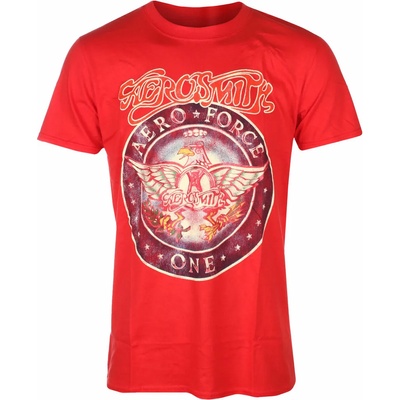 ROCK OFF мъжка тениска Aerosmith - Aero Force - ЧЕРВЕН - ROCK OFF - AEROTS07MR