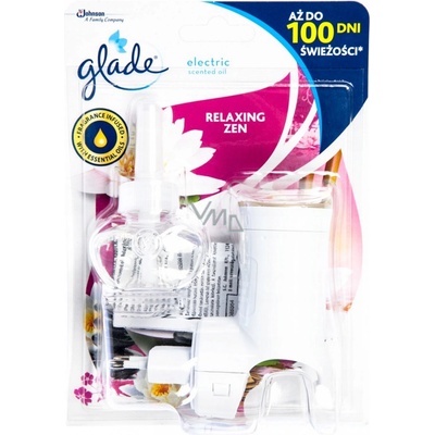 Glade Electric Scented Oil Relaxing Zen elektrický tekutý osvěžovač vzduchu 20 ml