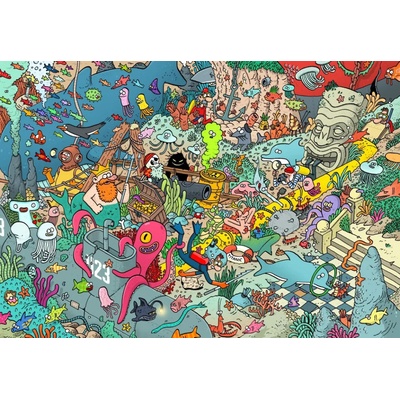 Grafika Podvodný svet 1000 dielov