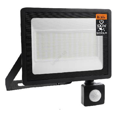 Led външен прожектор led/100w/230v 4500k ip65 черен (sd0017)
