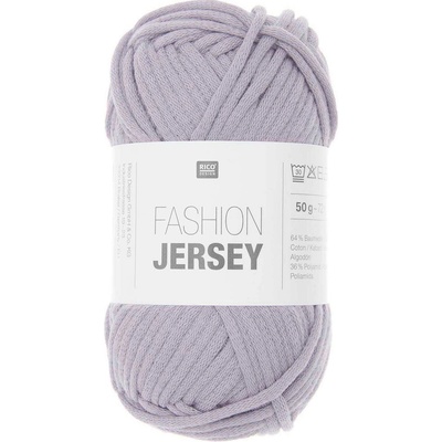Rico design háčkovací šňůra Fashion Jersey odstín 025 levandulová - 1 ks
