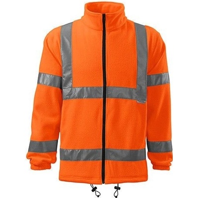 Malfini Rimeck HV Jacket 5V1 Fleecová reflexná bunda fluorescenčno oranžová