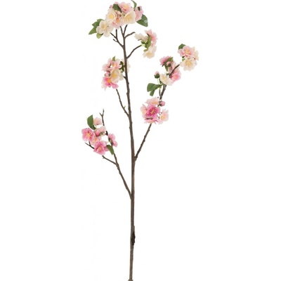 Větvička s růžovými květy Blossom - 22*5*82 cm - J-Line by Jolipa