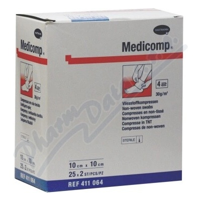 Medicomp ster.10 x 10 cm 25 x 2 ks