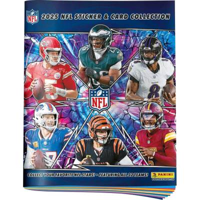 Panini Books Panini NFL Sticker & Card Collection 2025 na samolepky album