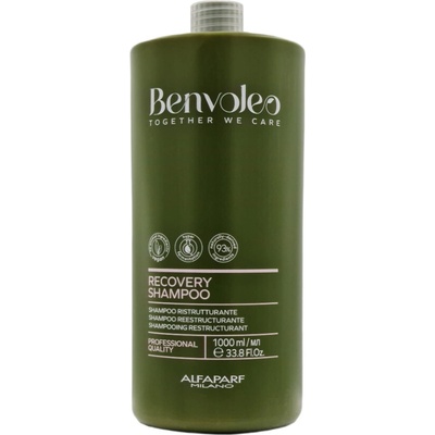 Alfaparf Milano Benvoleo Recovery reštrukturalizačný šampón pre poškodené vlasy 1000 ml