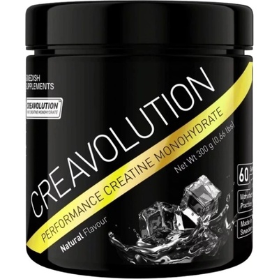 Swedish Supplements Creavolution | Performance Ultra Micronized Creatine Monohydrate 200 Mesh [300 грама] Неовкусен