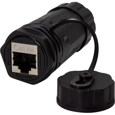 LogiLink Индустриален преграден конектор Logilink Cat. 6A 2 x RJ45, с кабелен канал