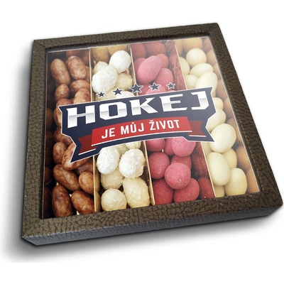 Sablio Mandle v čokoládě Hokej je můj život 4x 80 g