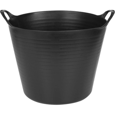 STREND PRO Vedro Strend Pro Flexi, čierne, stavebné, s ušami, 39x35,5 cm, 27 lit.