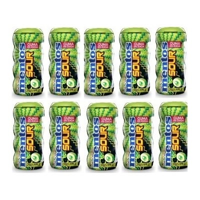 Mentos Green Apple Žvýkačka bez cukru 30 g
