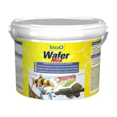 Tetra Wafer Mix 3, 6 Lt / 1850 - Пълноценна храна за аквариумни риби със скариди и алги, 3.6 литра/ 1850 гр
