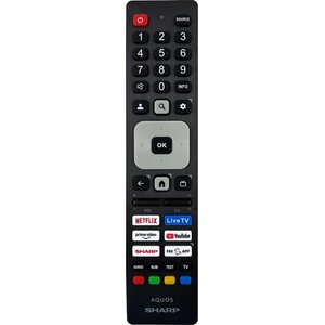 Sharp aquos shw/rmc/0159n, 32hf3865e, 40hf3265e - оригинален дистанционен контрол (aquos shw/rmc/0159n, 32hf3865e, 40hf3265e) Дистанционно