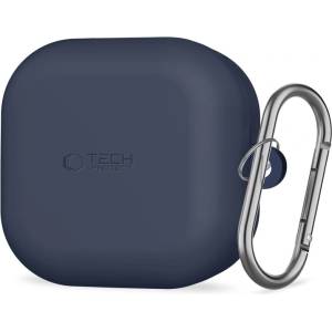 Tech-Protect Силиконов калъф за слушалки Samsung Galaxy Buds 4 / 4 Pro от Tech-Protect Silicone Hook - Navy Blue (5906302392889)